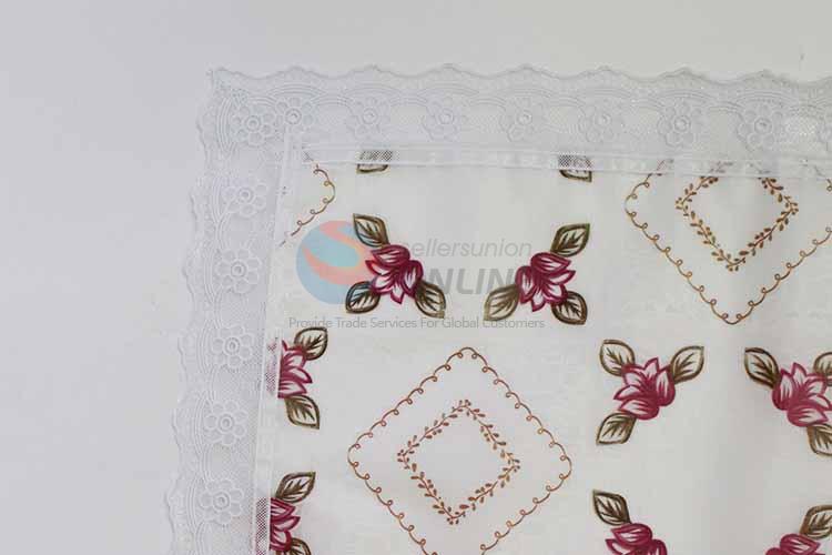 Pink Flower Pattern Easy Clean Table Mat/Placemat for Restaurants