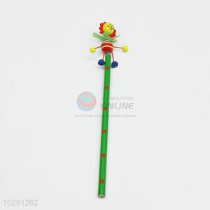 New Hot Selling Silm Green Animal Wooden Pencil