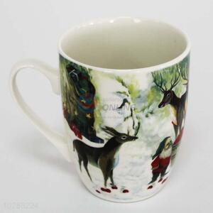 Deer Pattern Ceramic Cup/Coffee Cup