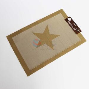 Competitive Price Star Pattern PVC Placemat for Sale