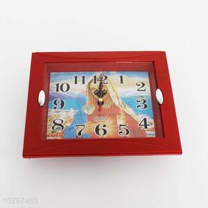 China Factory Red Wall Clock