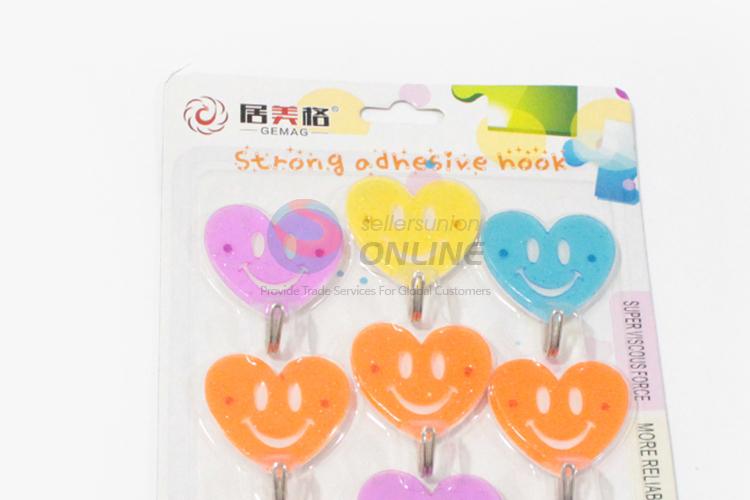 Bottom Price Love Shape Lovely Sticky Hooks