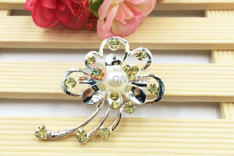 Promotional Gift Rhinestone Brooch for Wedding Invitations