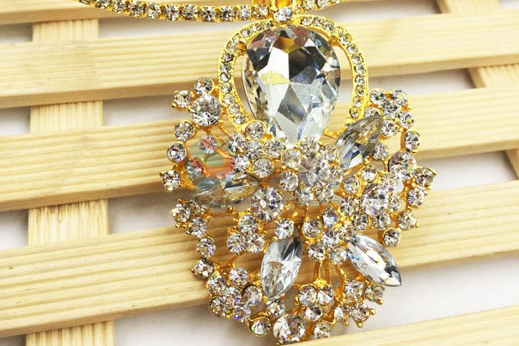 Fashion Jewelry Rhinestone Pendant Design for Lady