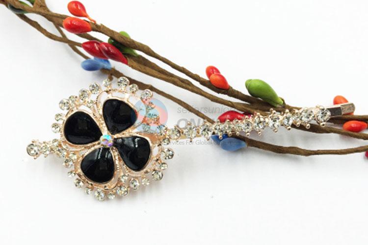 Cheap Price Hairpins for Ladies, Rhinestone Hair Barrettes