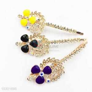 New Arrival Hair Accessories Rhinestone Hair Clips Hairpin