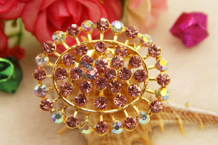 Best Selling Rhinestone Pave Wedding Brooches Breastpin