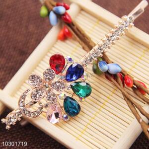 Fashion Style Hair Accessories Rhinestone Hair Clips Hairpin