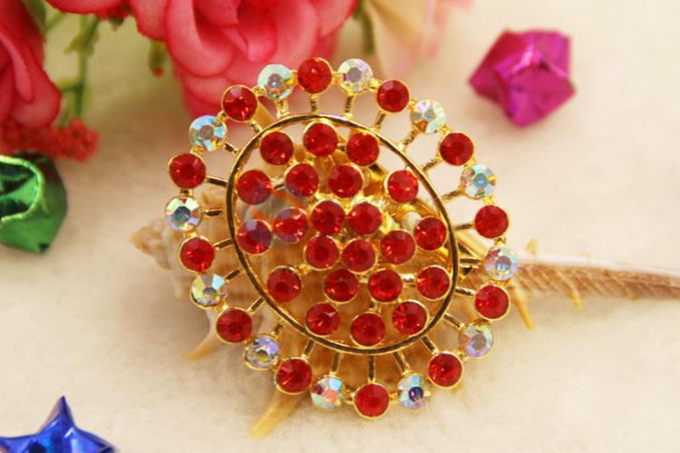 Best Selling Rhinestone Pave Wedding Brooches Breastpin