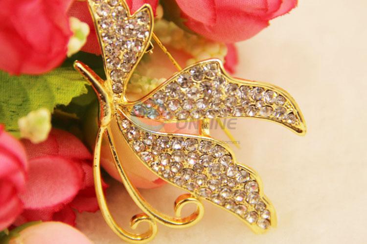 New Arrival Rhinestone Pave Wedding Brooches Breastpin