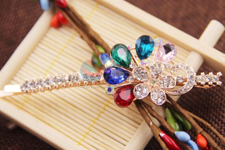 Fashion Style Hair Accessories Rhinestone Hair Clips Hairpin