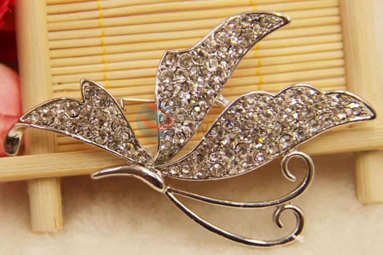 New Arrival Rhinestone Pave Wedding Brooches Breastpin