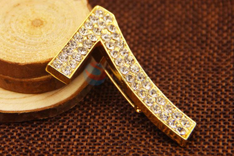 Cheap Price Seven Shaped Alloy Brooch for Clothes