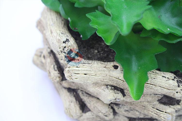 Lovely Colorful tree branch shape faux succulent plant pot