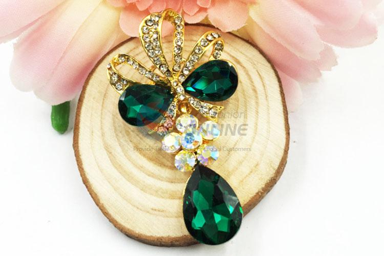 Fashion Style Brooch Jewelry, Rhinestone Breastpin