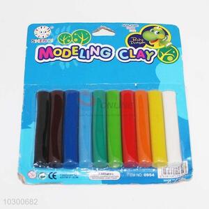 Candy color 10pcs plasticine with factory price