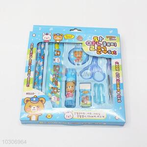 Blue cute daily use stationery set