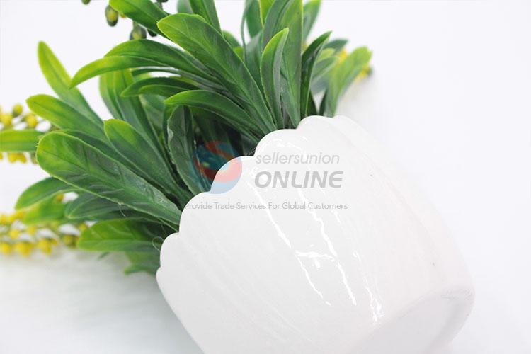 China factory eggshell modelling flowerpot artificial flower miniascape