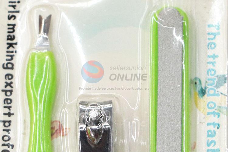 Latest Design Beauty Set Cuticle Pusher/ Nail Clipper/ Nail File