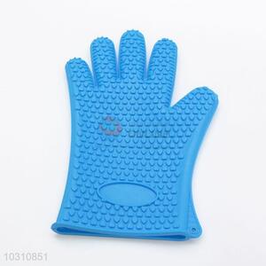 Hot sales good cheap blue cleaning glove