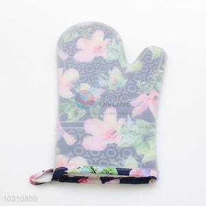 Wholesale low price best fashion flower cleaning glove