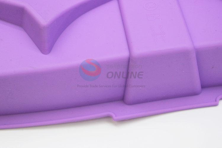 High quality low price best cool purple gift bag shape cake mould