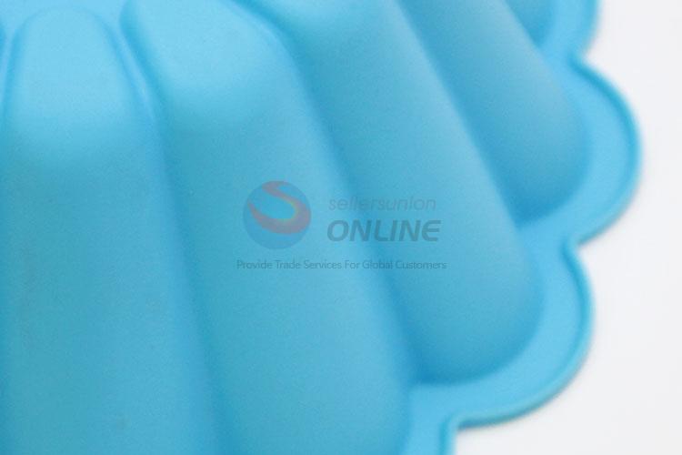 Great useful low price blue flower shape cake mould