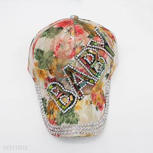 Wholesale New Fashion Rhinestone Denim Hat Summer Caps