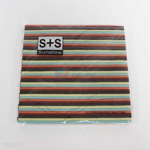 Best selling high quality stripe pattern napkin