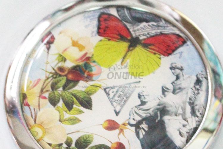 Great low price new style butterfly makeup mirror