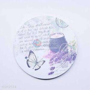 Butterfly Pattern Round Cup Mat/Cup Coaster