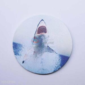 Shark Pattern Round Cup Mat/Cup Coaster