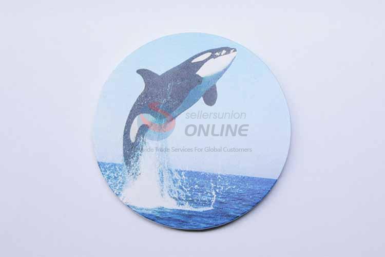 Dolphin Pattern Round Cup Mat/Cup Coaster