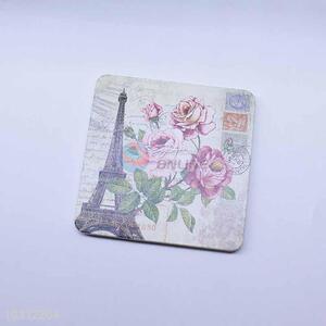 Flower Pattern Square Cup Mat/Cup Coaster