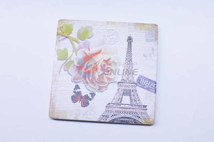 Tower Pattern Square Cup Mat/Cup Coaster