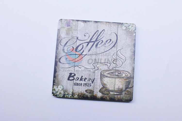 Coffee Pattern Square Cup Mat/Cup Coaster