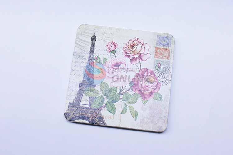 Flower Pattern Square Cup Mat/Cup Coaster