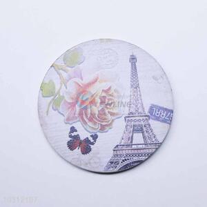 Rose Pattern Round Cup Mat/Cup Coaster