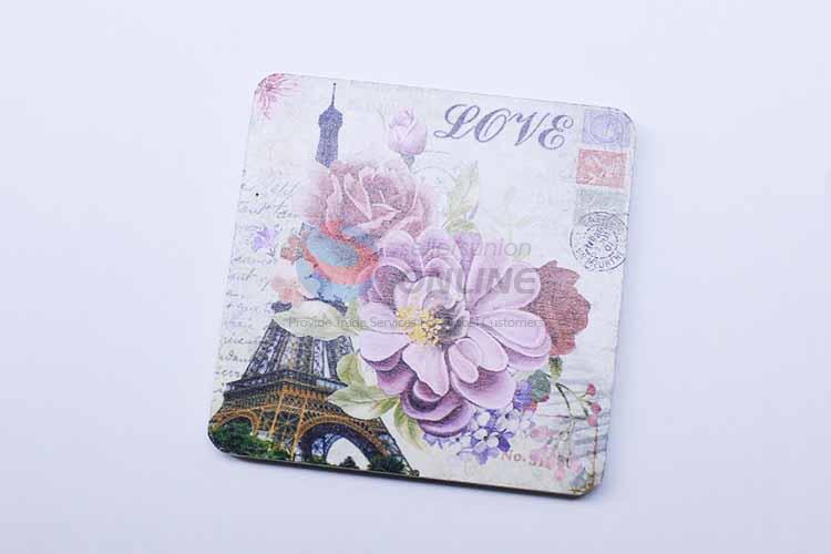 Flower Pattern Square Cup Mat/Cup Coaster