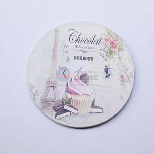 Cupcake Pattern Round Cup Mat/Cup Coaster