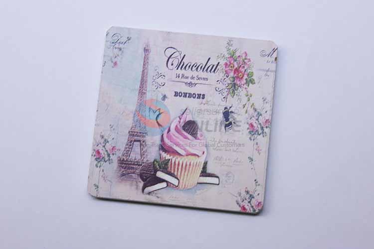 Cupcake Pattern Square Cup Mat/Cup Coaster