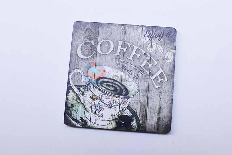 Coffee Pattern Square Cup Mat/Cup Coaster