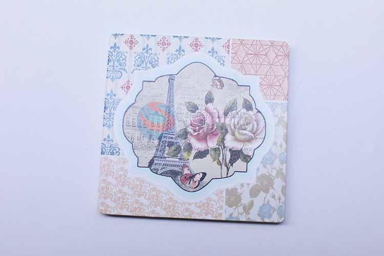 Flower Pattern Square Cup Mat/Cup Coaster