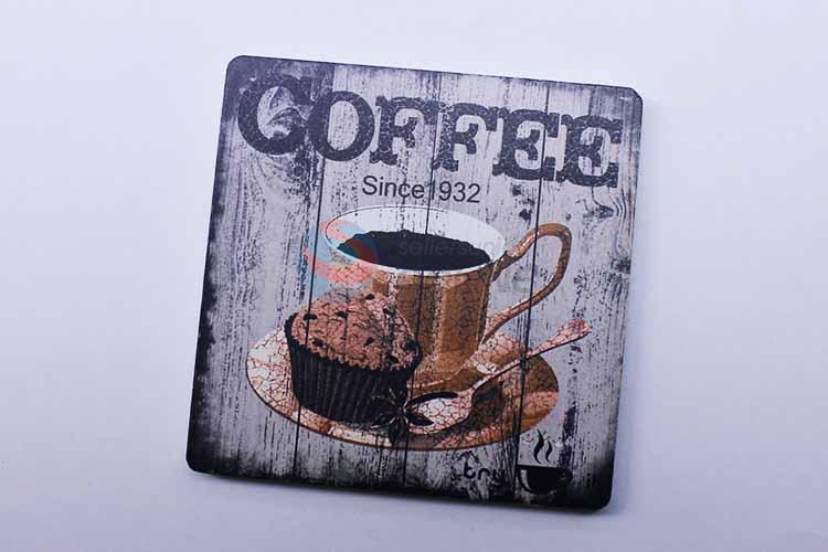 Coffee Cup Pattern Square Cup Mat/Cup Coaster