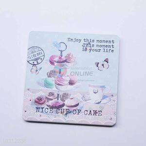 Cupcake Pattern Square Cup Mat/Cup Coaster