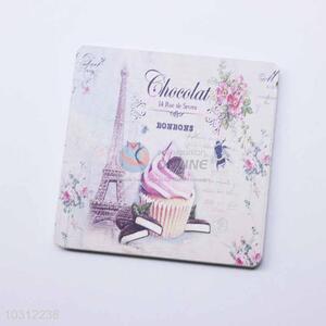 Cupcake Pattern Square Cup Mat/Cup Coaster