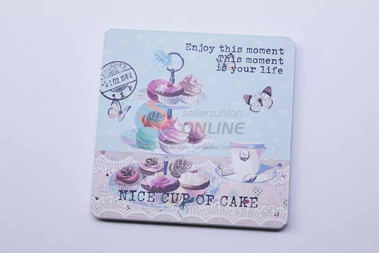 Cupcake Pattern Square Cup Mat/Cup Coaster