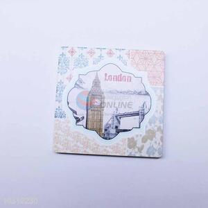 London Pattern Square Cup Mat/Cup Coaster