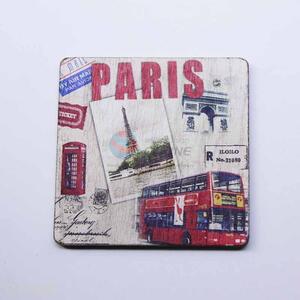 Bus Pattern Square Cup Mat/Cup Coaster