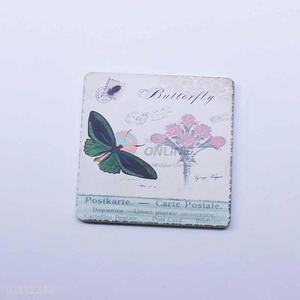 Rose Pattern Square Cup Mat/Cup Coaster